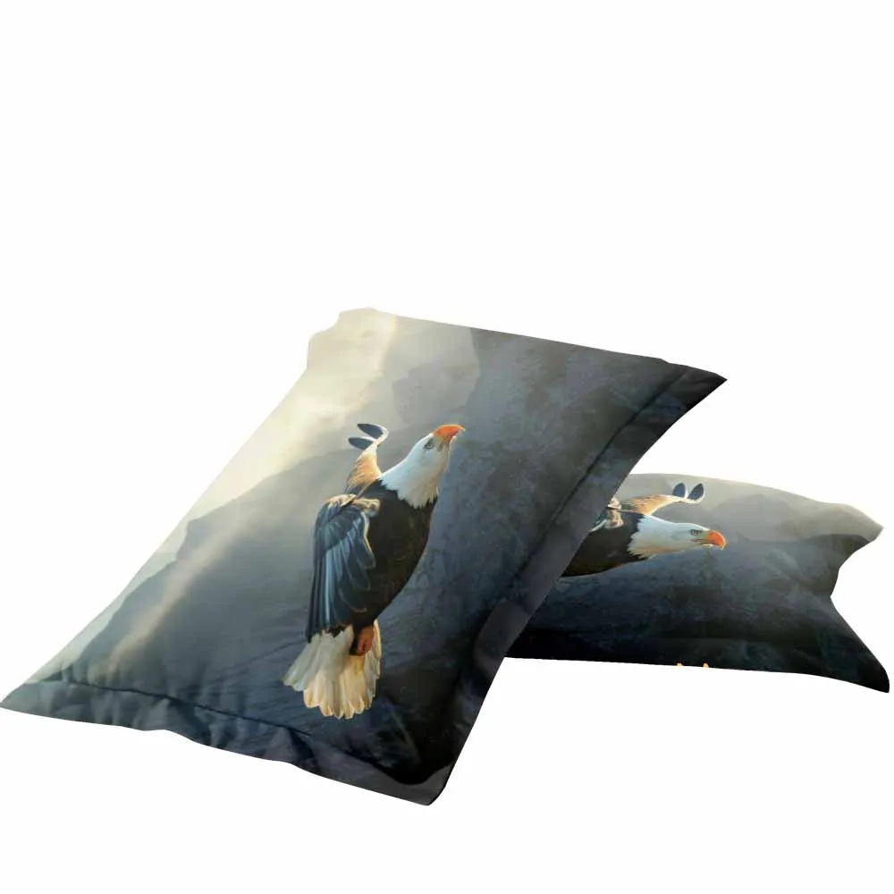 Летящим черным орлом классные через Снежная гора Постельное белье пододеяльник