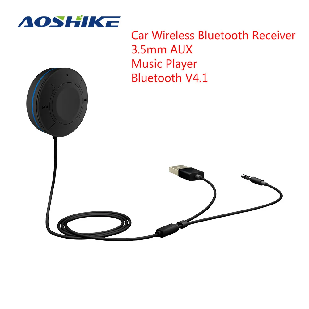 

Автомобильный комплект адаптера AOSHIKE, Bluetooth-совместимый беспроводной громкой связи, автомобильный аудиоприемник со встроенным музыкальным...