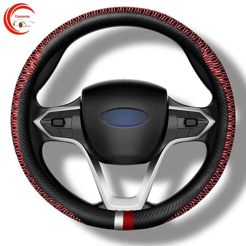 

Four Seasons Universal Non-Slip And Sweat-Absorbent Steering Wheel Cover For Ford Mondeo Taurus Car Interior Accessories