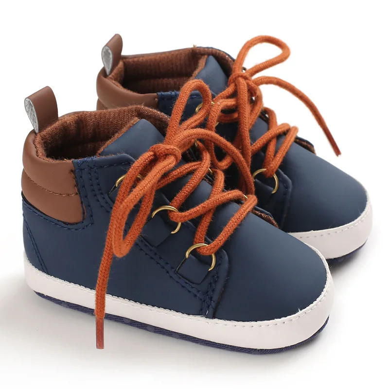 New Spring and Autumn 2019 01-year-old Infant Footwear Soft-soleted Mid-top with Casual Shoes | First Walkers