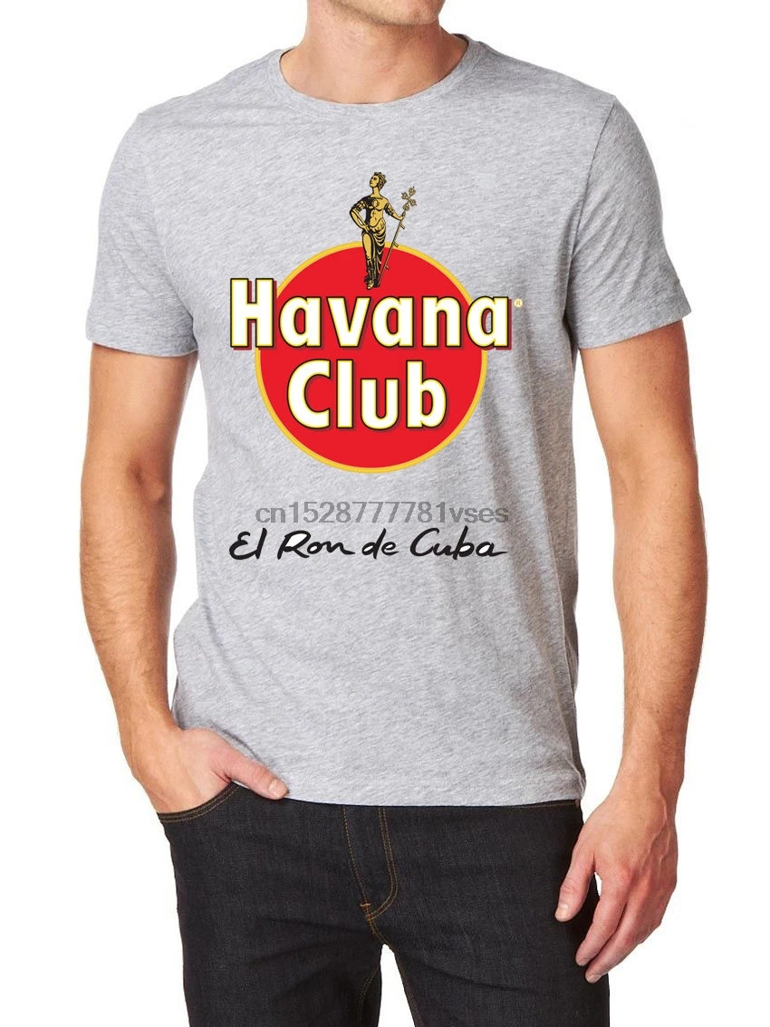 Футболка с логотипом Гавана клуб удобная футболка принтом фрукт ткацкого станка