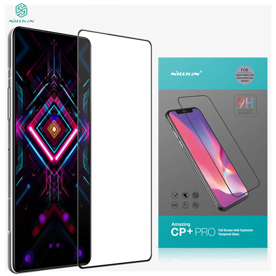 

For Xiaomi Redmi K40 Game Enhanced Version Tempered Glass NILLKIN Full Coverage Anti-Explosion Tempered Glass Screen Protector
