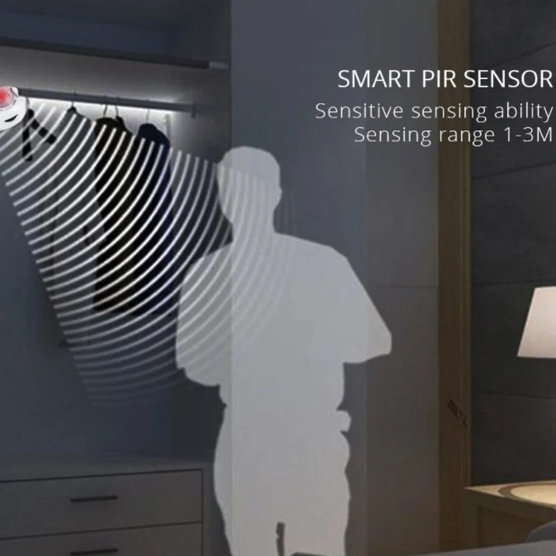

LED Lights Motion Sensor Closet Light LED Strip Waterproof Wardrobe Bed Lamp