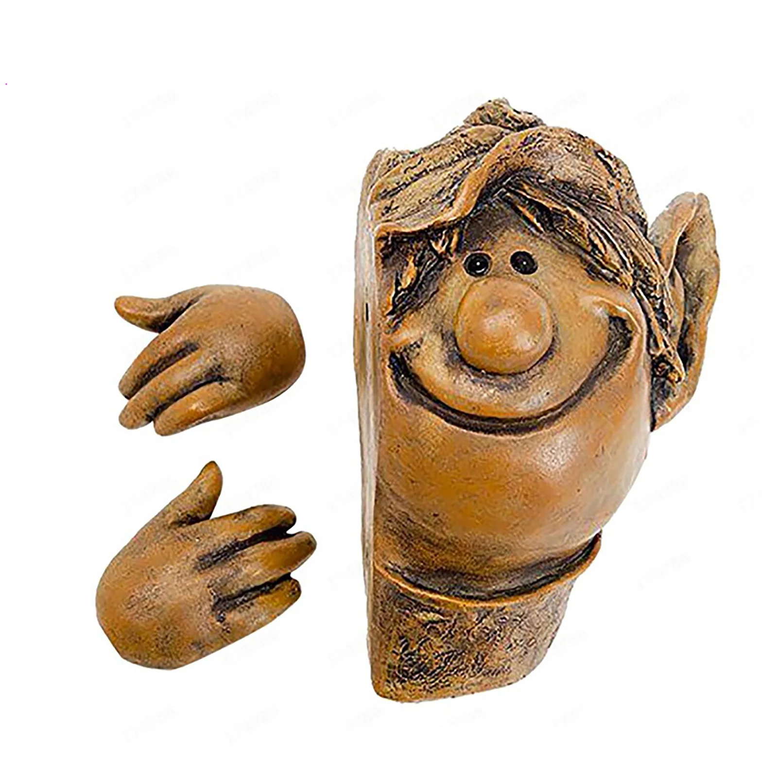 

Hot Man Tree Hugger Tree Face Outdoor Cute Funny Resin Man Tree Sculpture Yard Peeker Garden Decoration