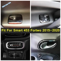 inner handle bowl ac vent outlet armrest window glass lift cover trim stainless steel fit for smart 453 fortwo 2015 2020