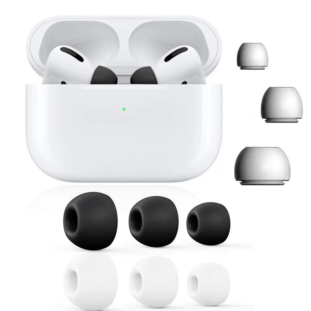 Сменные силиконовые вкладыши для наушников AirPods Pro размер L M S | Электроника