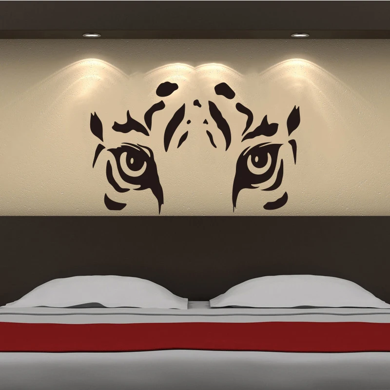 Details about   Vinyl Wall Art Decal Tiger Eyes Trendy Inspirational Minimalist Style Art Decor