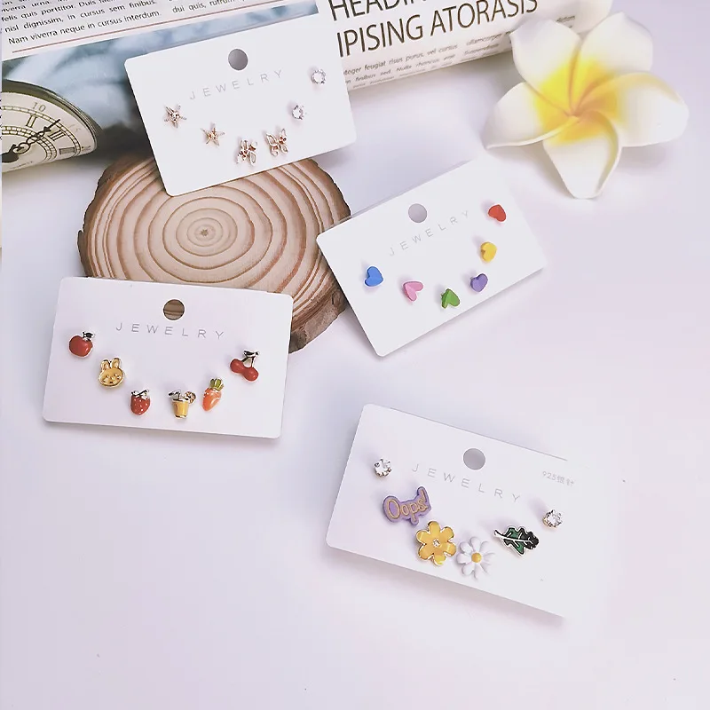 Серьги женские маленькие антиаллергенные из серебра 925 пробы|Серьги-гвоздики| |