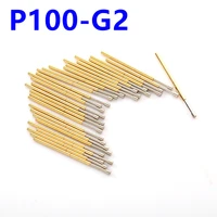 100 pcs p100 g2 test probe phosphorus copper tube spring test probe length 33 35m needle diameter 1 36mm test probe