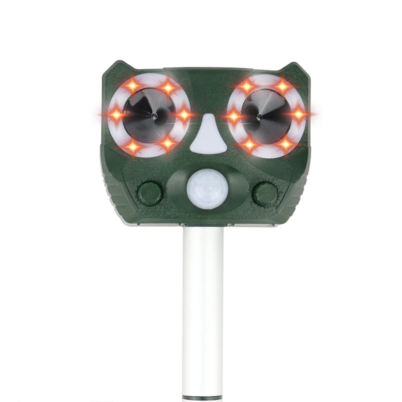 Отпугиватель на солнечных батареях ультразвуковой отпугиватель кошек и собак