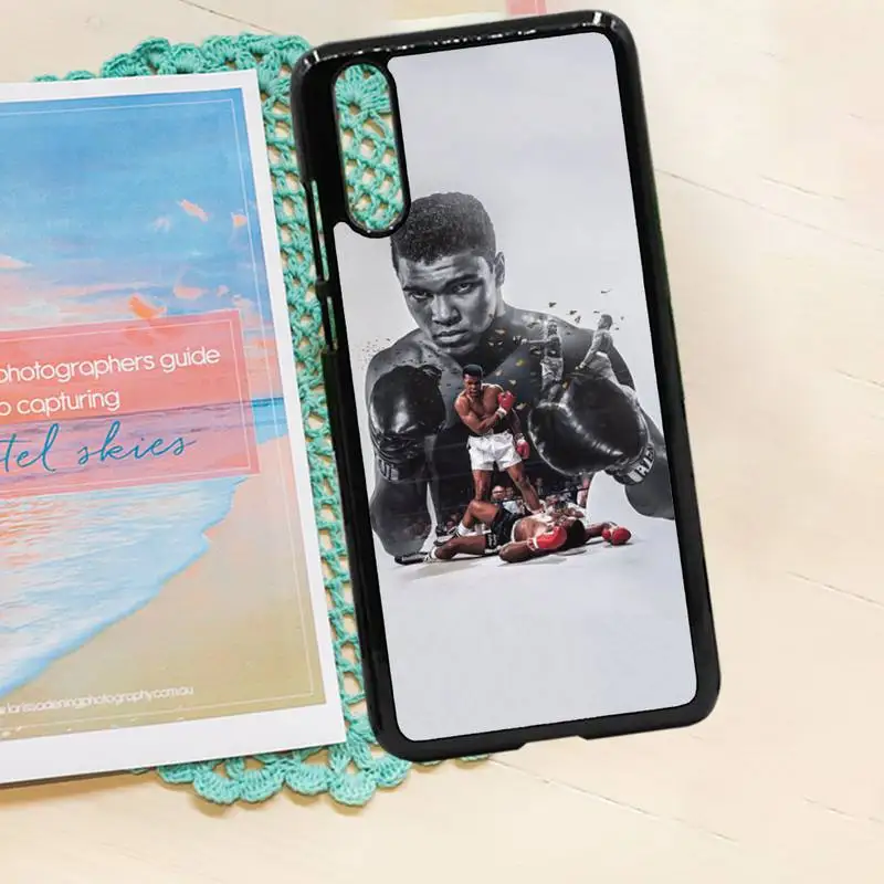 

Muhammad Ali boxing champion Anti-fall coque Phone Case PC for iPhone 11 12 pro XS MAX 8 7 6 6S Plus X 5S SE 2020 XR