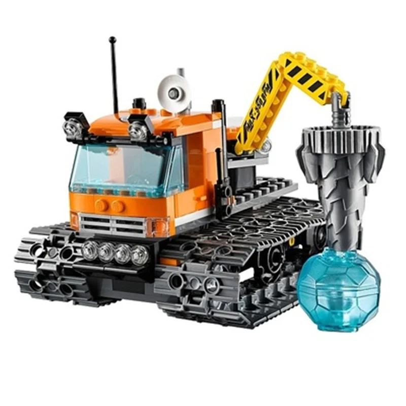 Bloques de construcci&oacute;n para ni&ntilde;os, juguete de ladrillos para armar Camping Arctic, serie City, ideal para regalo, c&oacute;digo 783, compatible con 10442, 60036 piezas-3