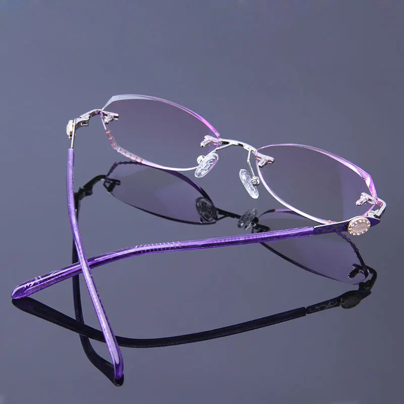 Известный бренд очки для чтения женские роскошные линз Близорукость Стразы без
