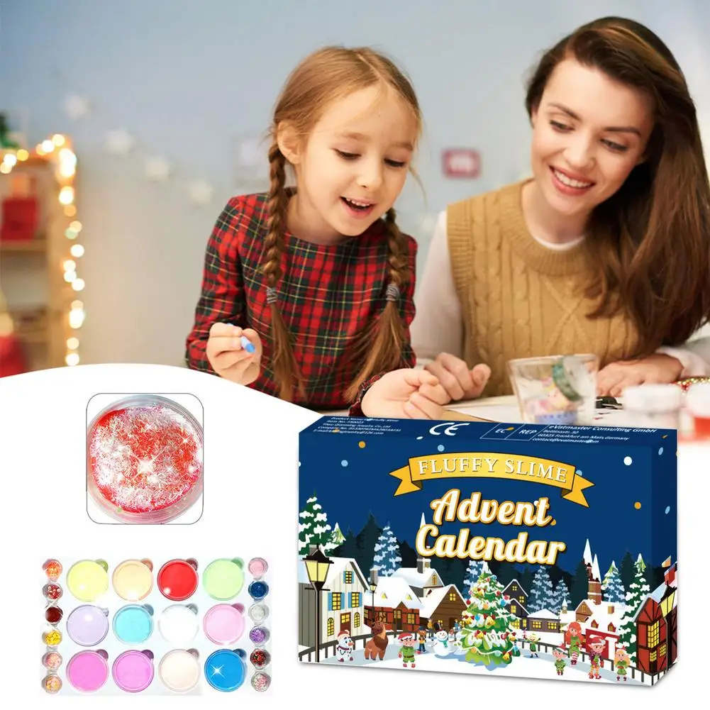 Calendario de cuenta atr&aacute;s para La Navidad, caja de regalo de vacaciones para ni&ntilde;os, regalos de Navidad, 24 Uds.-5