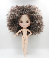 free shipping big discount rbl 861j diy nude blyth doll birthday gift for girl 4color big eye doll with beautiful hair cute toy