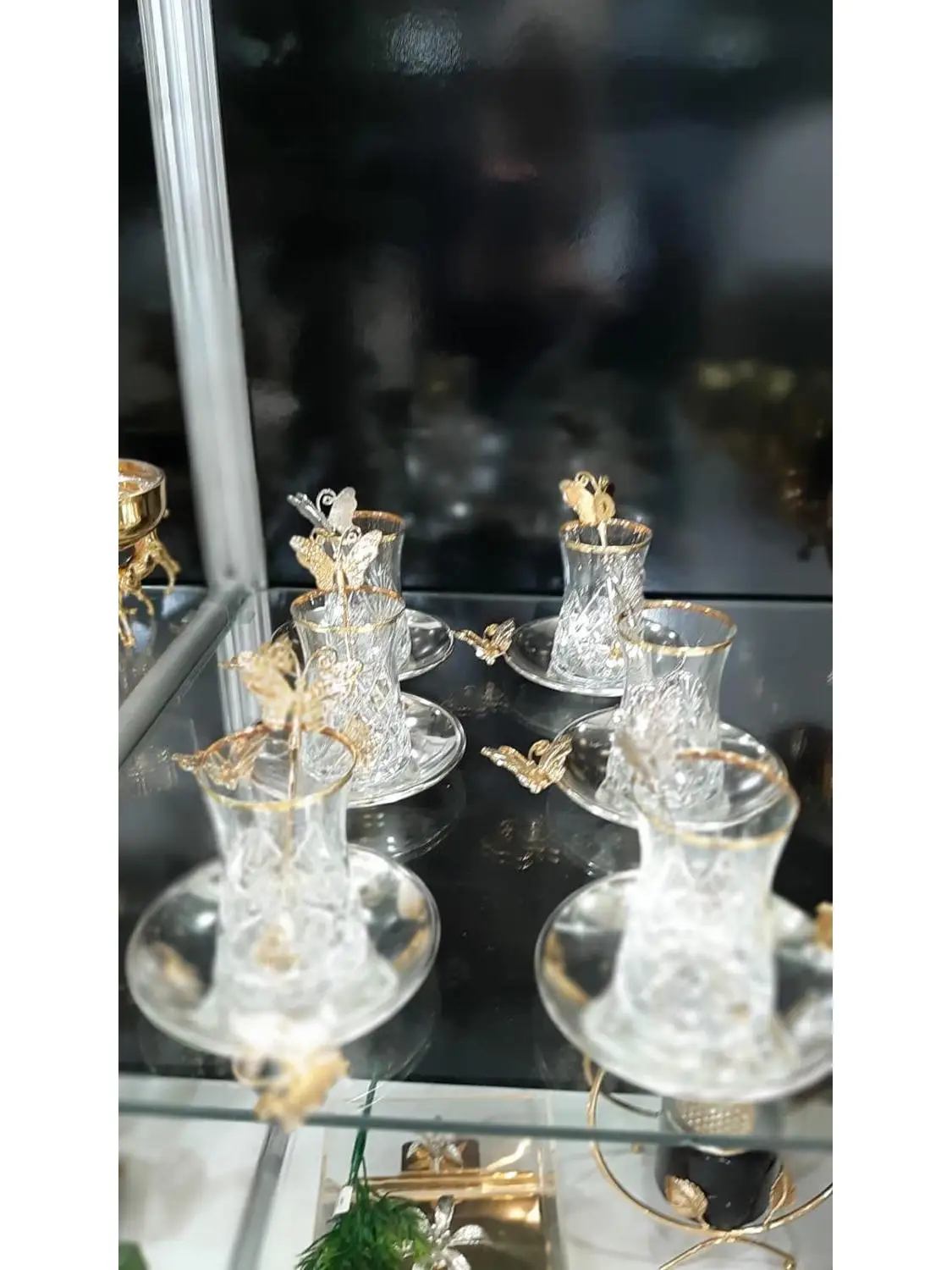 Роскошный чайный набор из 18 предметов с изображением бабочки 2019|Наборы чайной