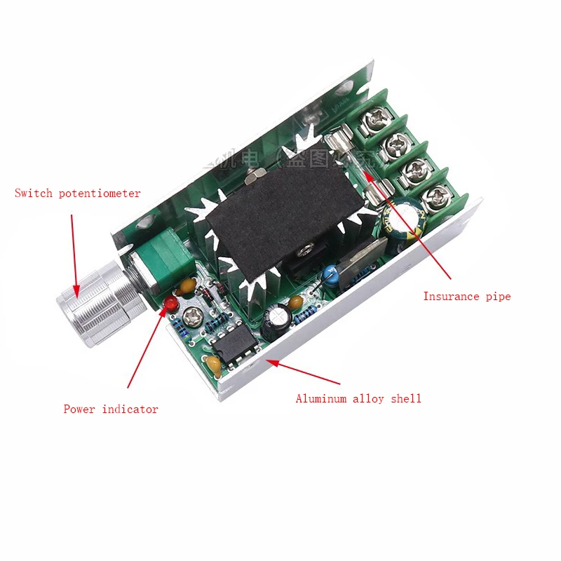 PWM DC мотор бесступенчатый регулятор с переключателем 775 795 линейный Гладкий