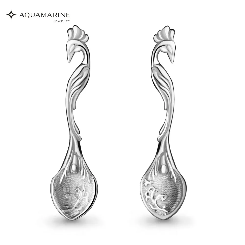 Ложка-загребушка AQUAMARINE без вставок Серебро 925 пробы | Украшения и аксессуары