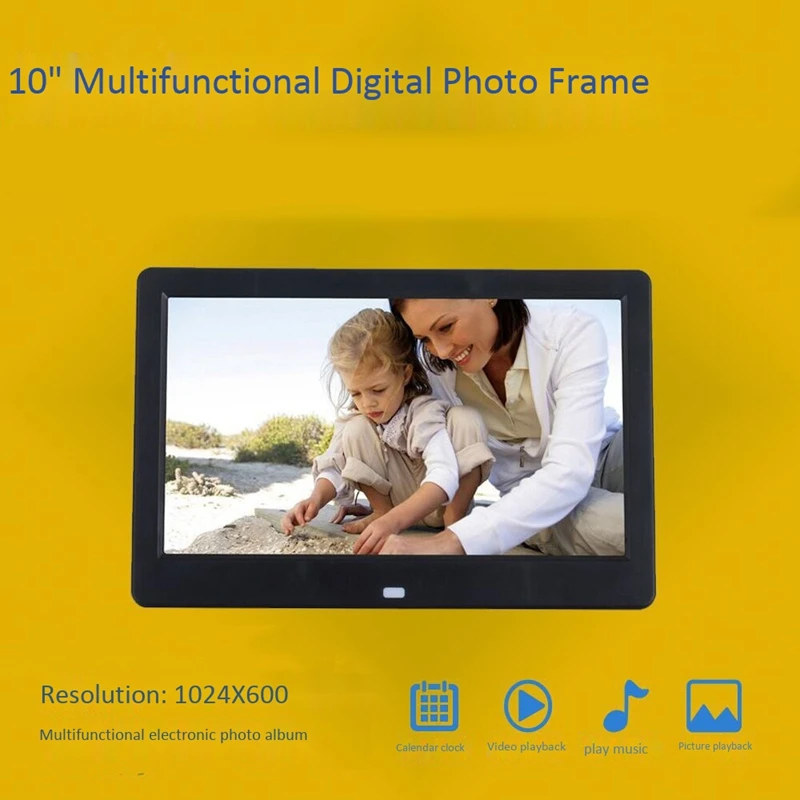 10 дюймовая цифровая фоторамка светодиодный Full HD Функция электронный альбом