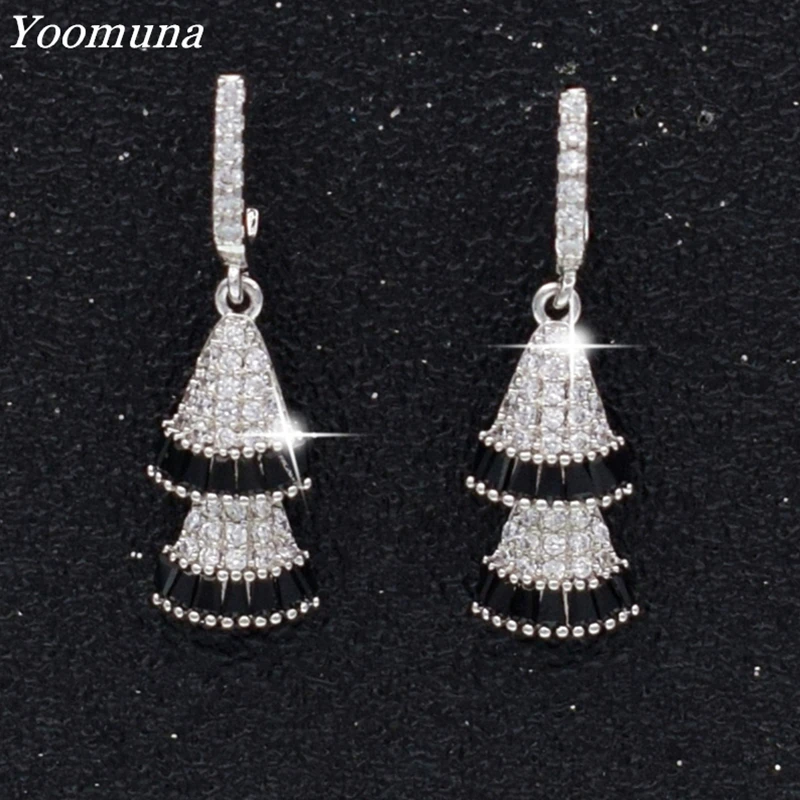 Модные простые женские серьги для женщин геометрические Кристальные подвески