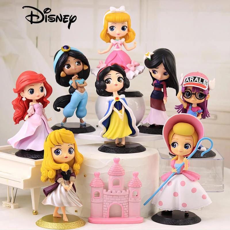 Disney аниме сказочной принцессы Diy фигурки Золушки спальный Русалка Модель