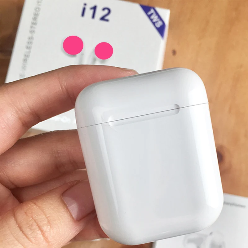 Оригинальные i12 TWS Bluetooth наушники 3D стерео гарнитуры Наушники bluetooth 5,0 беспроводная гарнитура PK i10 i 12 i13 tws