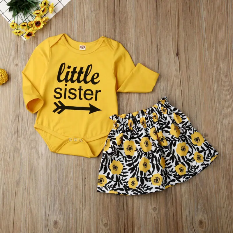 Комплект одежды для новорожденных девочек с цветочным принтом комбинезон