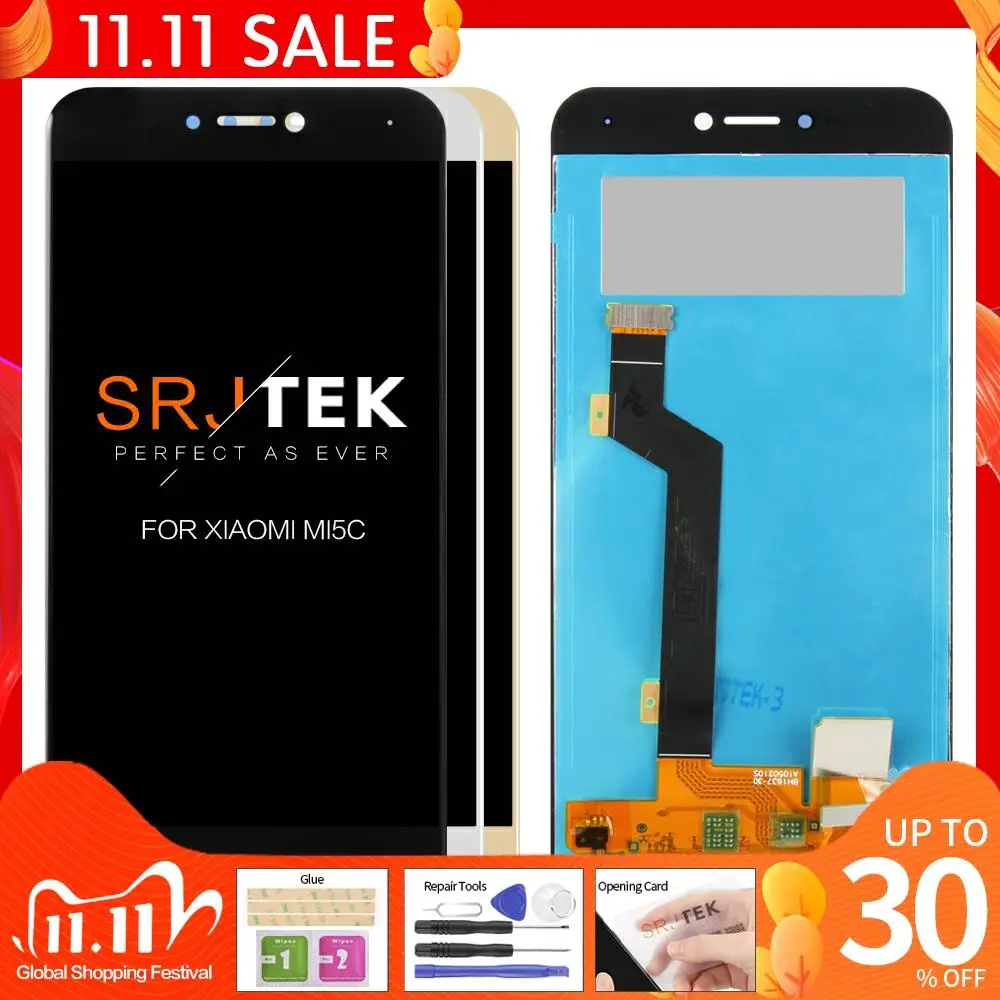 

Dual SIM 5.15'' display for xiaomi mi5c lcd display touch screen with frame mi5c lcd for xiaomi mi 5c m5c LCD Display