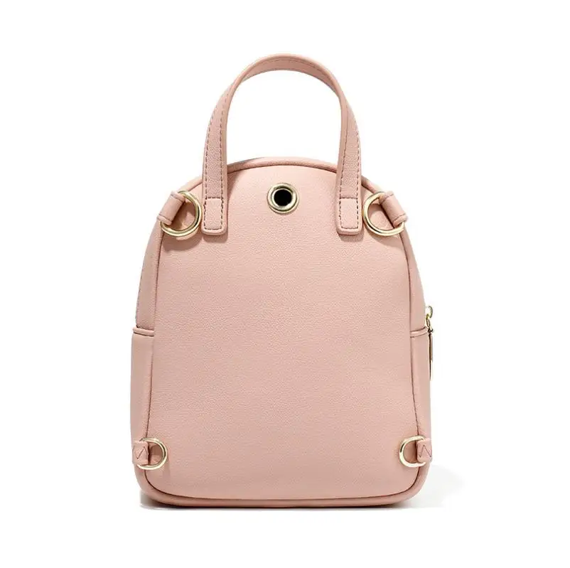 Женский мини-рюкзак элегантный однотонный рюкзак для девушек легкий дорожный