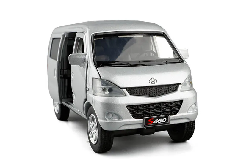 

1/32 Changan Star Minivan MPV Model Toy Car Die Cast Sliding Door Sound Light Toys Vehicle kid car toys for boys model car