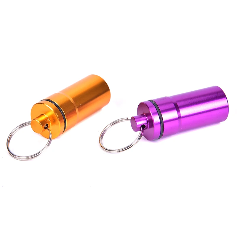 Дорожный Чехол для таблеток водонепроницаемый брелок контейнер инструменты