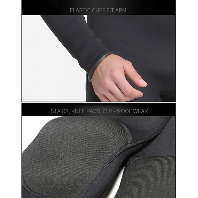 

Full Body Dive Wetsuit Sports Skins Rash Guard for Men Long Sleeve One Piece Swimwear SAL99