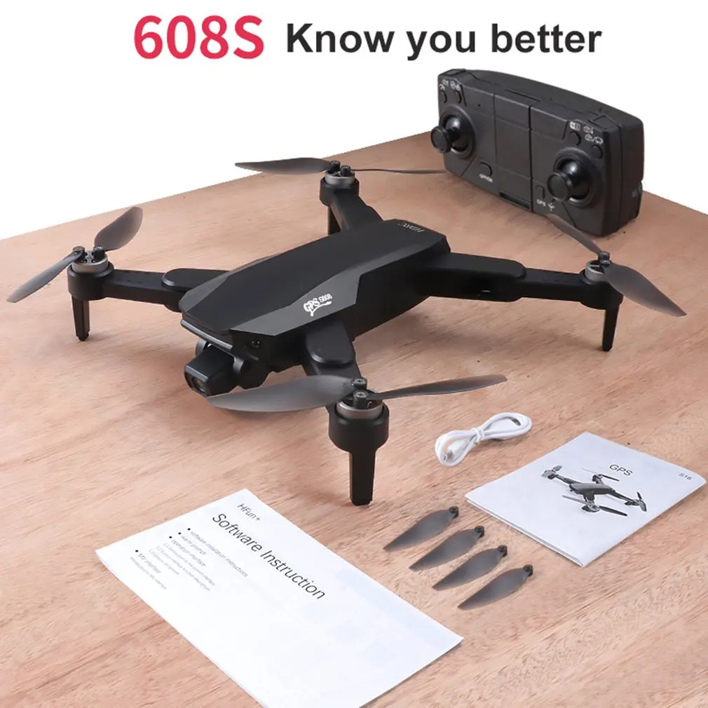 Квадрокоптер S608 Pro складной с GPS Wi-Fi FPV 2 камеры | Электроника