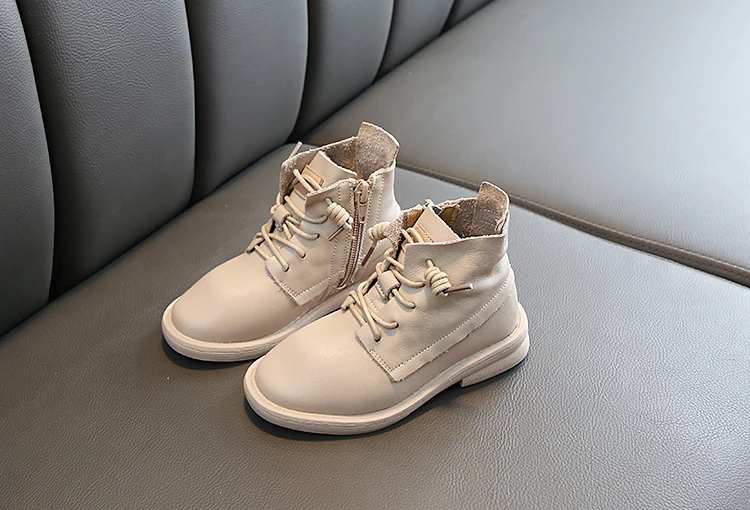Детские Ботинки martin детская обувь новая детская обувь на осень и зиму Корейская версия британских ретро-ботинок для мальчиков le