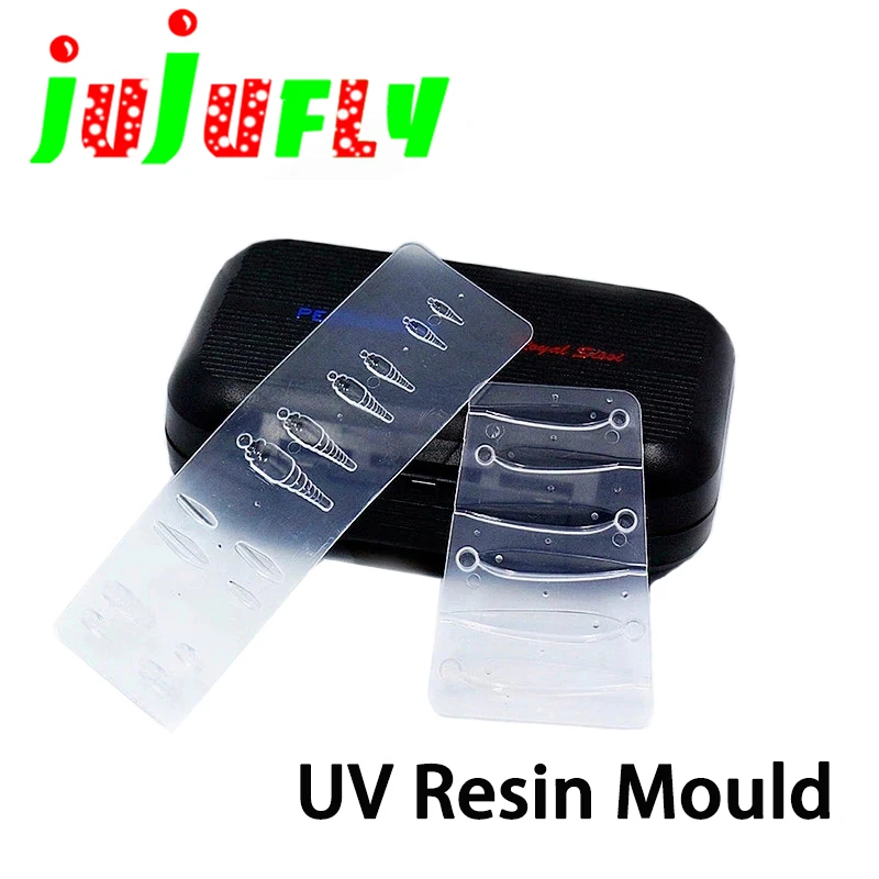 

New developed fly tying UV resin moulds new concept fly tying tools nymph fly body minnow fish body mould
