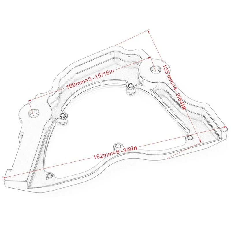 

Motorcycle CNC Aluminum Front Chain Sprocket Engine Guard Cover Protector for YAMAHA YZF-R15 R15 V3 2017 2018 2019 2020