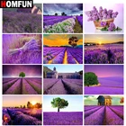 Алмазная живопись HOMFUN, картина из квадратныхкруглых страз 5D сделай сам, вышивка крестиком Цветочный пейзаж, стразы