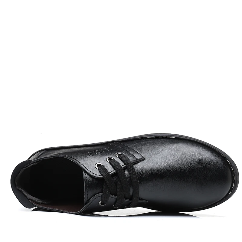 Новинка Стильная мужская обувь из искусственной кожи нескользящие туфли дерби