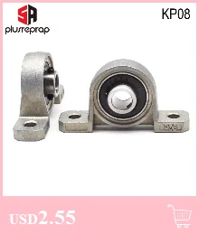 MK8 экструзионный V5 j-головка Hotend нагревательный алюминиевый блок 20x20x10 мм с термистором керамический нагреватель 12 В 24 в 40 Вт для 3D-принтера