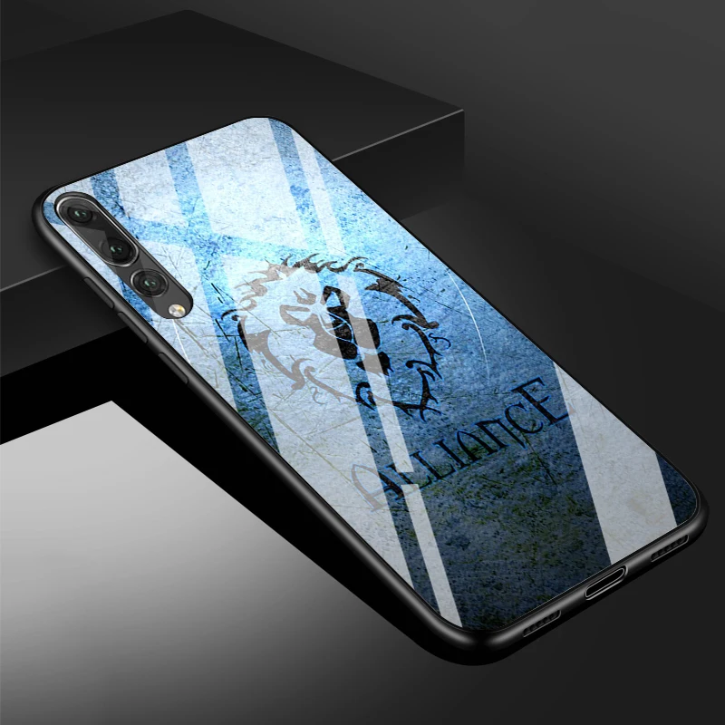 Wows логотип World Of Warcrafts закаленное стекло чехол для телефона huawei P20 P30 lite P20 P30 PRO MATE 20 lite 20 PRO Honor 10