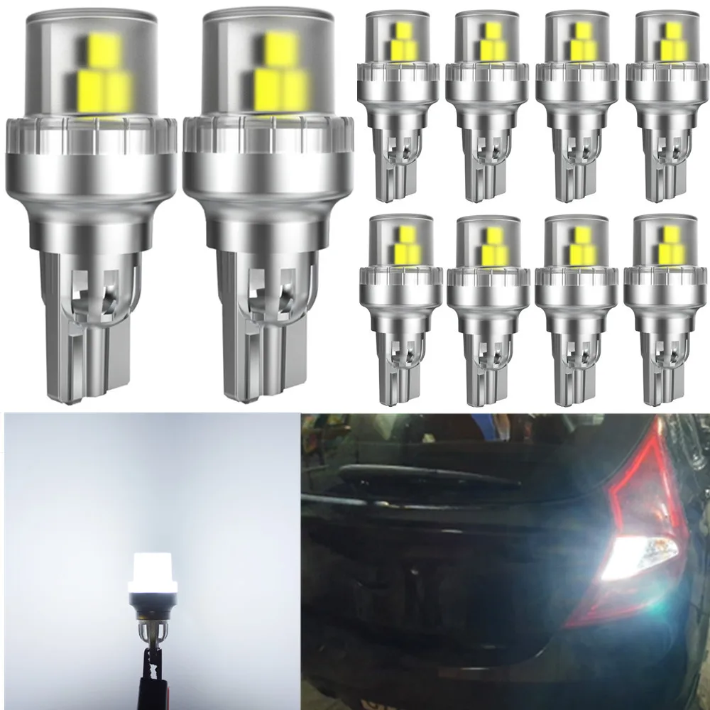 

10x 1200Lm NO OBC Error T15 W16W LED Canbus Reverse Light Bulb for BMW E46 E39 E90 E60 E36 F30 F10 E30 E34 X5 E53 M M3 M4 Z4 Z3