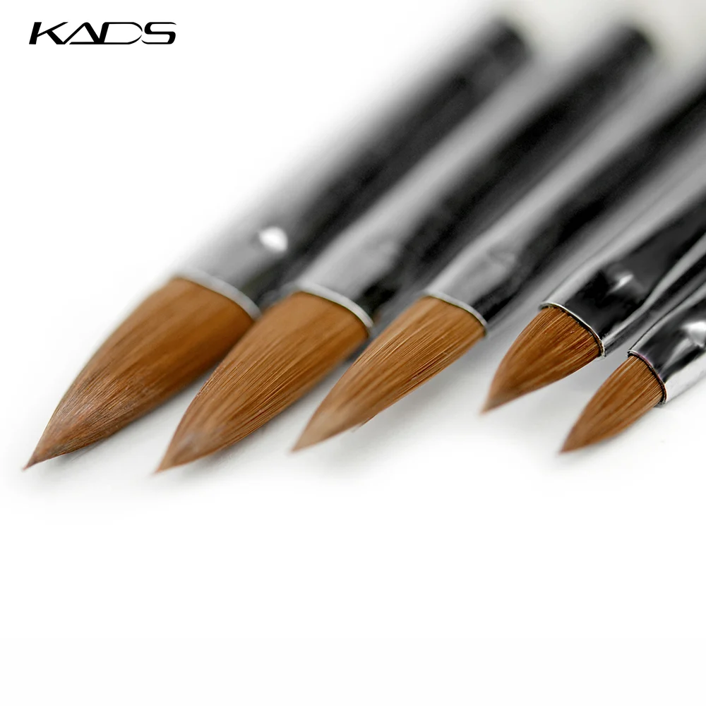 Кисть для дизайна ногтей акриловая жидкая пудра УФ-гель-щетка черная 2 #/4 #/6 #/8 #/10 #