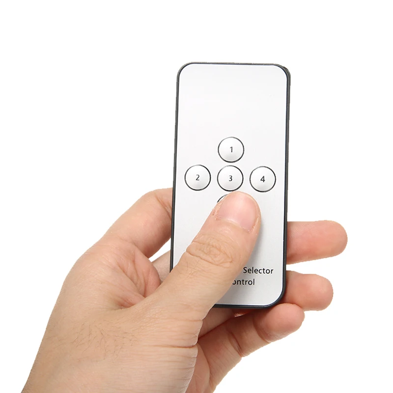 В продаже 1 шт. совместимому с HDMI переключатель черный 3D 1080p 5 Порты и разъёмы 4K