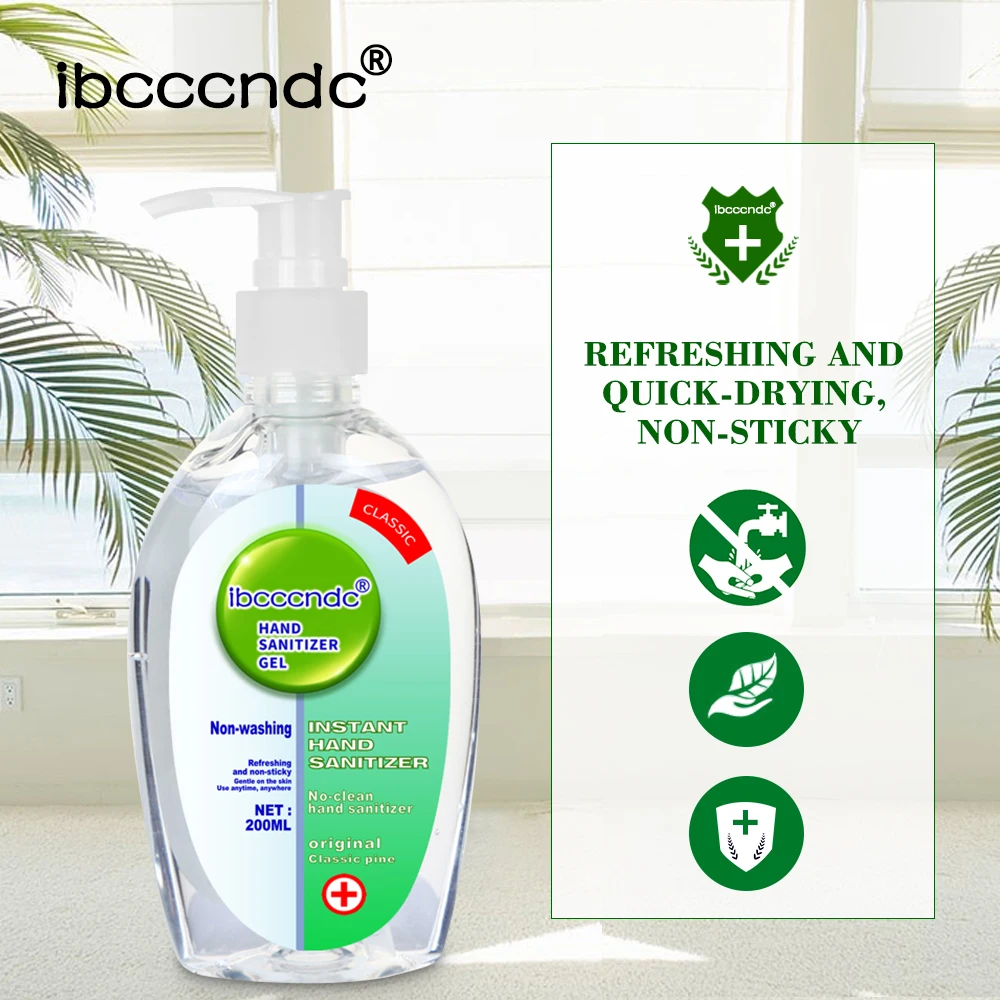 200 мл антибактериальный гель для дезинфекции рук без очистки безводный