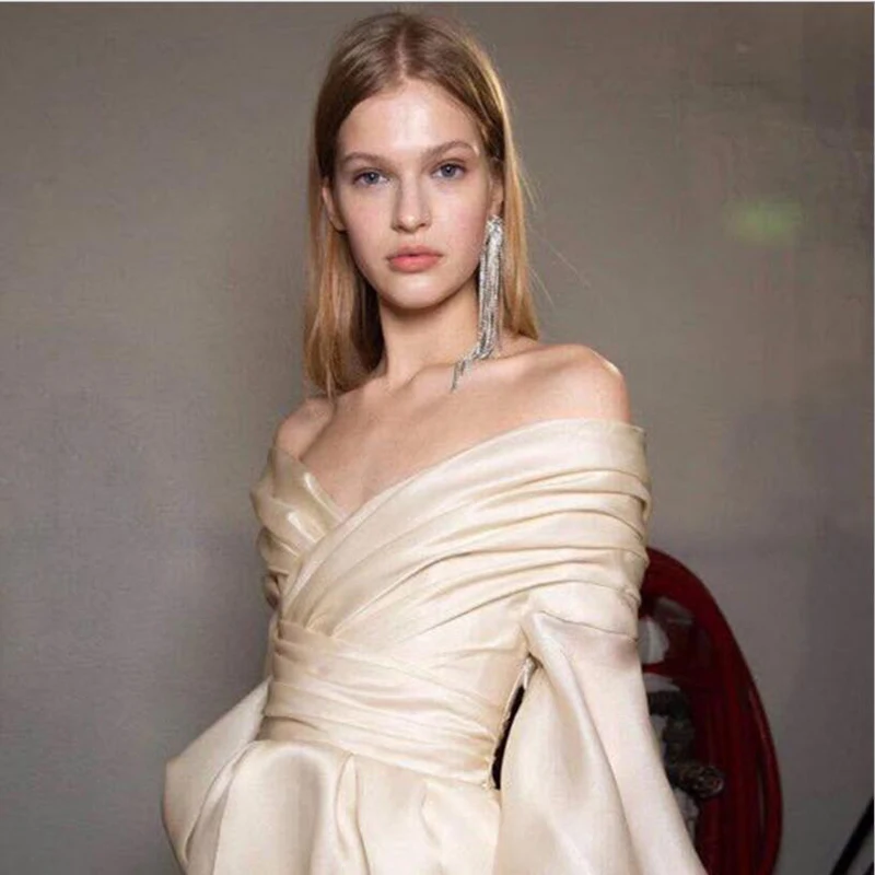 Свадебные Длинные серьги Amaiyllis с цепочкой кристаллами кисточками для женщин