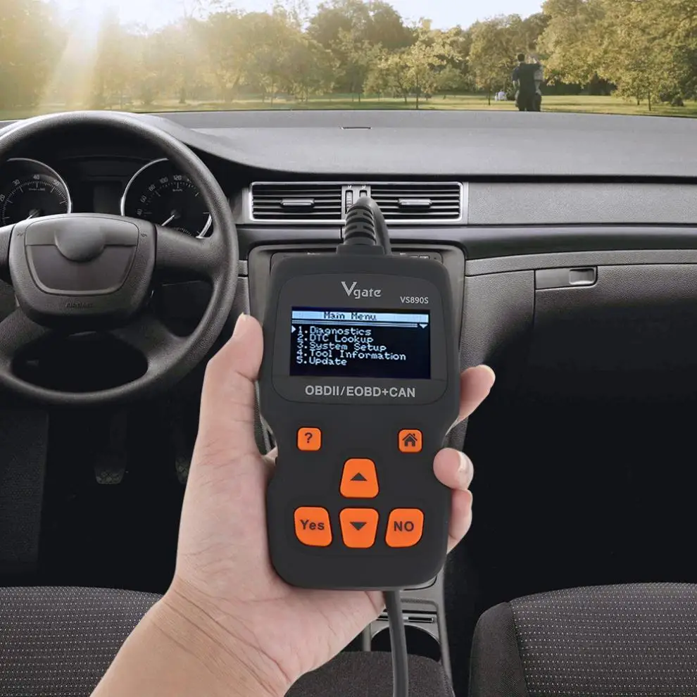 VGATE VS890 универсальный OBD2 / EOBD + CAN автомобильный считыватель кодов автоматический