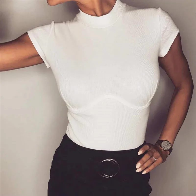 Женские летние футболки в стиле пэчворк с круглым вырезом и коротким рукавом