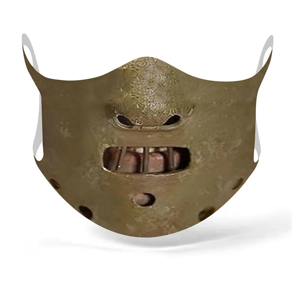 Halloween Funny Cosplay Women Men Masks Clown Hannibal-Hulk Face Mouth Decoration Dustproof Reusable Adult Outdoor Party Mask |