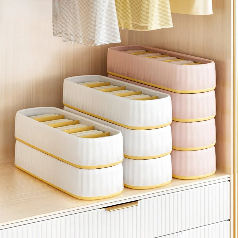 

Органайзер для помещений, Коробка Для Хранения нижнего белья, органайзер для хранения бюстгальтеров, шорт из полипропилена, ящиков для шкаф...