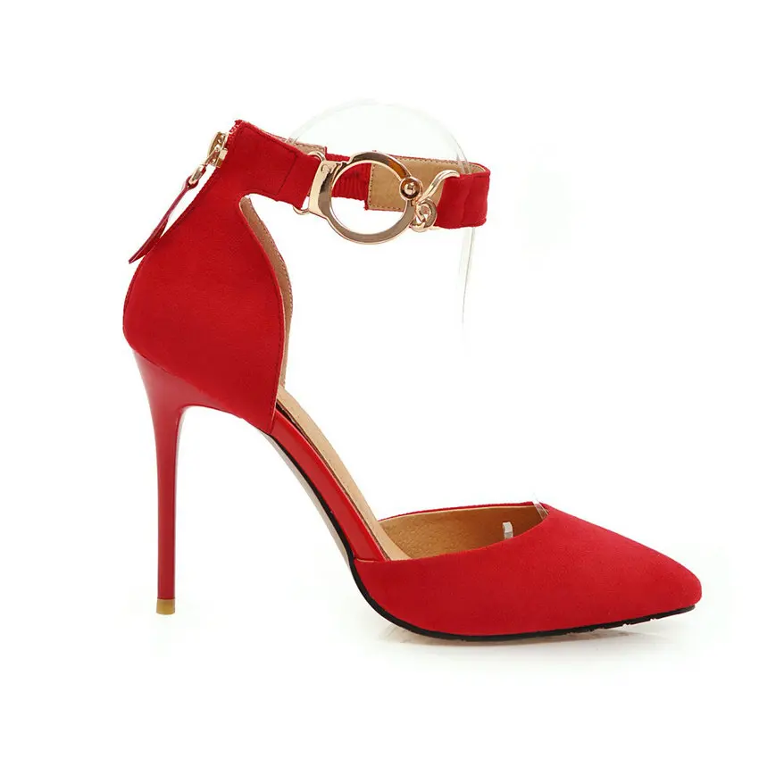 Женские туфли-лодочки на платформе QUTAA черные повседневные тонком высоком